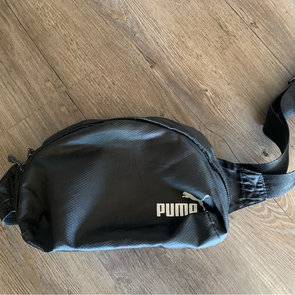 Puma belt bag and crossbody wear.